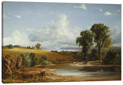 Summer Afternoon on the Hudson, 1852  Canvas Art Print