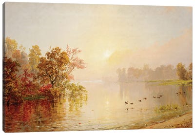 Hazy Afternoon - Autumn, 1873  Canvas Art Print