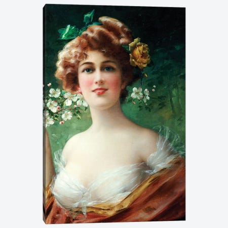 Blossoming Beauty  Canvas Print #BMN5519} by Emile Vernon Canvas Art Print
