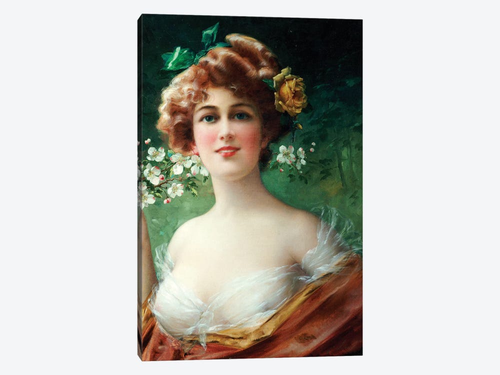 Blossoming Beauty  by Emile Vernon 1-piece Canvas Print