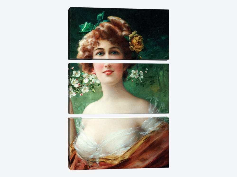 Blossoming Beauty  by Emile Vernon 3-piece Art Print