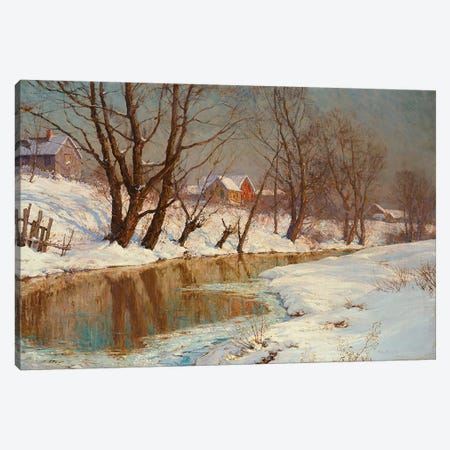 Winter Morning  Canvas Print #BMN5524} by Walter Launt Palmer Art Print