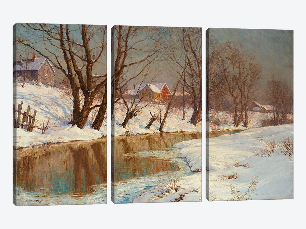 Winter Morning  by Walter Launt Palmer 3-piece Art Print