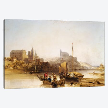 Blois on the Loire, 1840  Canvas Print #BMN5526} by William Callow Canvas Print