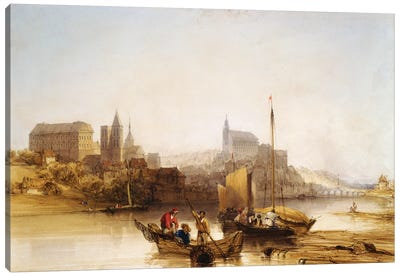 Blois on the Loire, 1840  Canvas Art Print