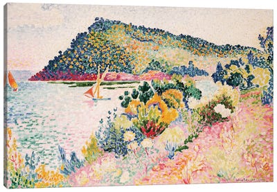 The Black Cape, Pramousquier Bay, 1906  Canvas Art Print