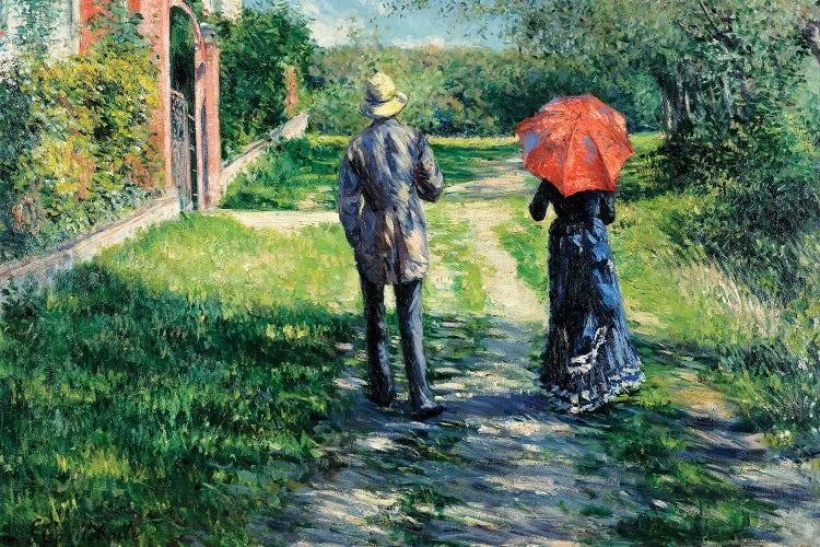 The Path Uphill, 1881  by Gustave Caillebotte wall art