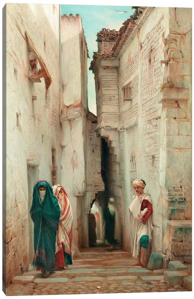 A Secret Admirer, 1873  Canvas Art Print - Moroccan Culture