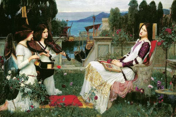 John William Waterhouse: St. Cecilia by John William Waterhouse