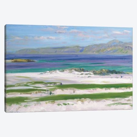 Iona Sound and Ben More  Canvas Print #BMN5583} by Francis Campbell Boileau Cadell Canvas Art