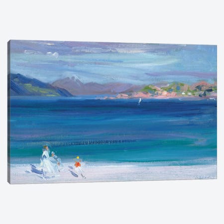 The Tail of Mull from Iona  Canvas Print #BMN5584} by Francis Campbell Boileau Cadell Art Print