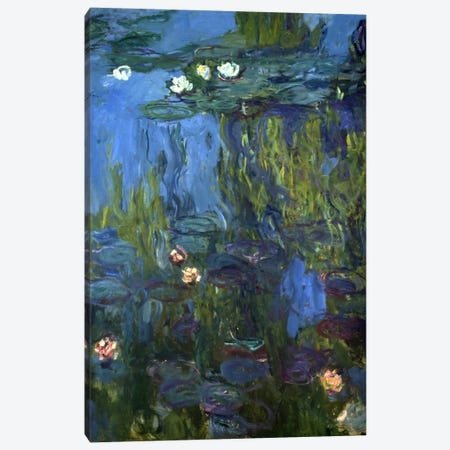 Nympheas, 1914-17  Canvas Print #BMN5597} by Claude Monet Canvas Art