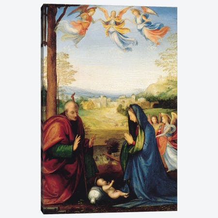 The Nativity  Canvas Print #BMN5598} by Fra Bartolommeo Canvas Print