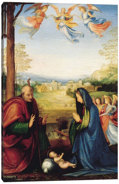 The Nativity  Canvas Art Print