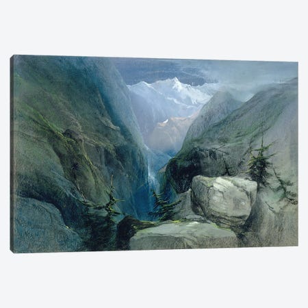 Mountain Landscape Canvas Print #BMN560} by Henry Bright Canvas Print