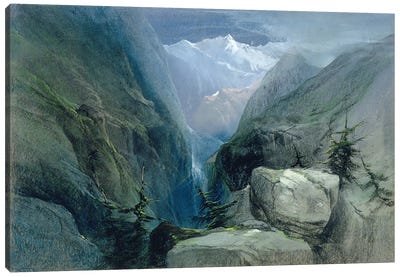 Mountain Landscape Canvas Art Print