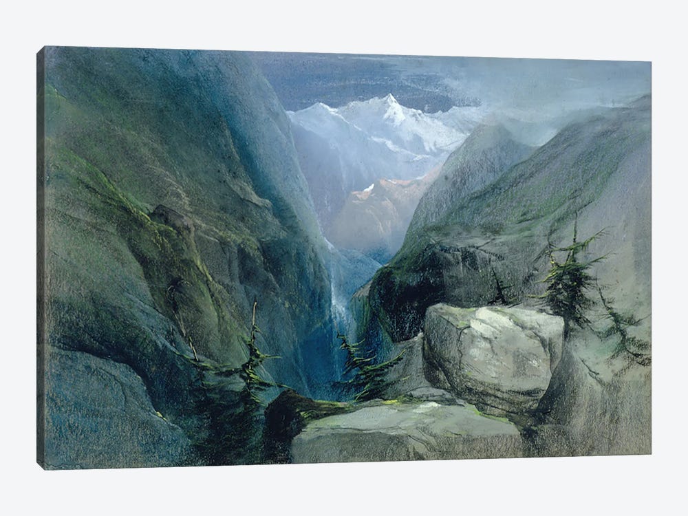 Mountain Landscape by Henry Bright 1-piece Art Print