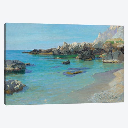 On the Capri Coast  Canvas Print #BMN5613} by Paul von Spaun Canvas Artwork