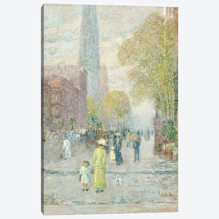 Cathedral Spires, Spring Morning, 1909  Canvas Print #BMN5614} by Childe Hassam Art Print