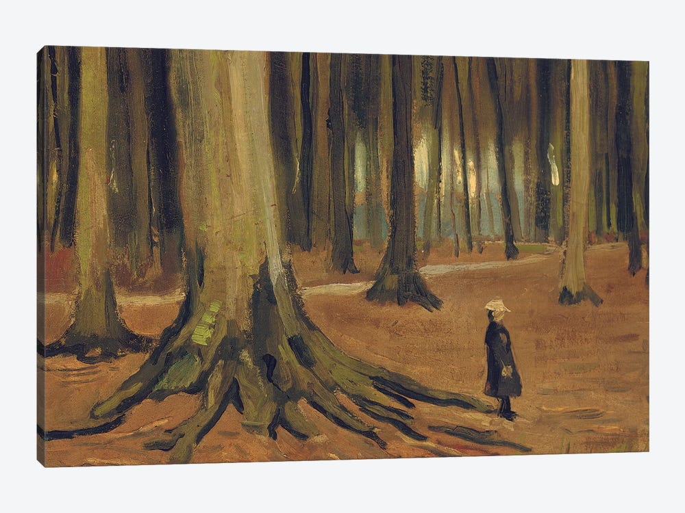 A Girl in a Wood, 1882  1-piece Art Print