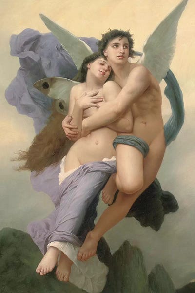 The Abduction of Psyche, 20th - 21st century  by William-Adolphe Bouguereau canvas print
