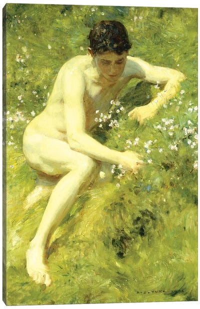 In the Meadow, 1906  Canvas Art Print