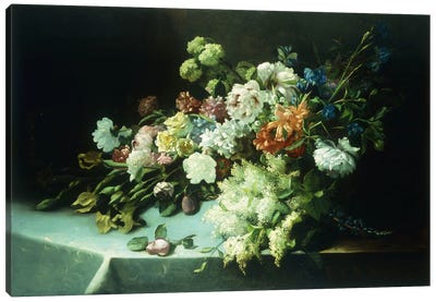 Floral still life, 1884  Canvas Art Print