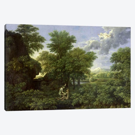 Spring, or The Garden of Eden  Canvas Print #BMN568} by Nicolas Poussin Canvas Art Print