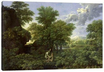 Spring, or The Garden of Eden  Canvas Art Print