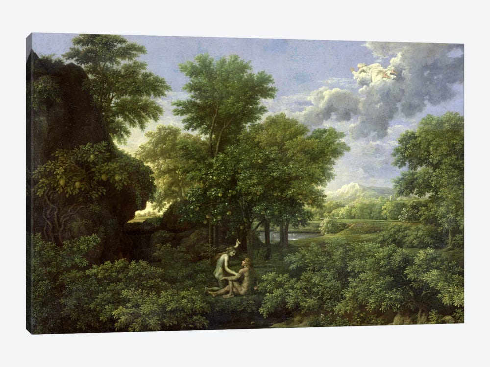 Spring, or The Garden of Eden  1-piece Canvas Print