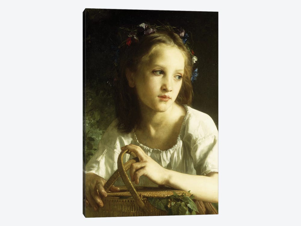 La Petite Ophelie, 1875  by William-Adolphe Bouguereau 1-piece Art Print