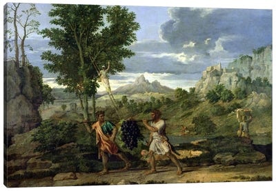 Autumn, or the Bunch of Grapes Taken from the Promised Land, 1660-64  Canvas Art Print
