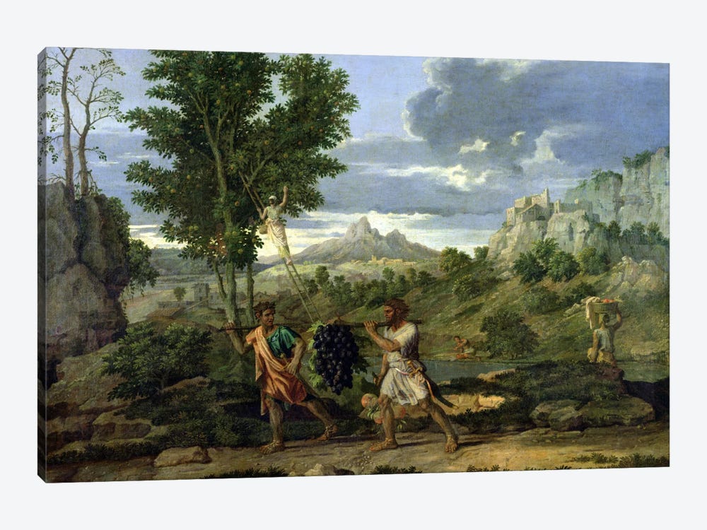 Autumn, or the Bunch of Grapes Taken from the Promised Land, 1660-64  1-piece Canvas Art