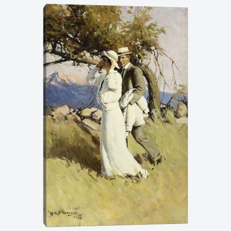 Summer Days, 1916  Canvas Print #BMN5704} by William Henry Dethlef Koerner Canvas Print