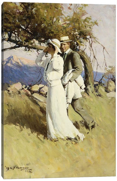 Summer Days, 1916  Canvas Art Print