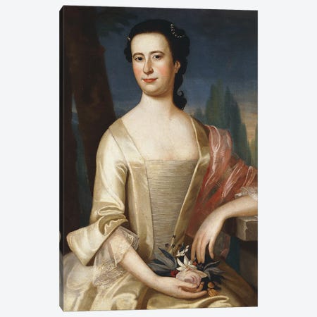 Portrait of a Woman, 1755  Canvas Print #BMN5705} by John Singleton Copley Art Print