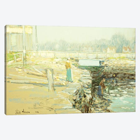 The Mill Dam, Cos Cob, 1903  Canvas Print #BMN5715} by Childe Hassam Canvas Artwork