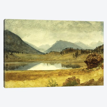 Wind River Country Canvas Print #BMN5717} by Albert Bierstadt Canvas Art