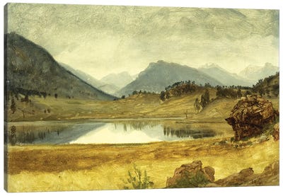 Wind River Country Canvas Art Print - Albert Bierstadt