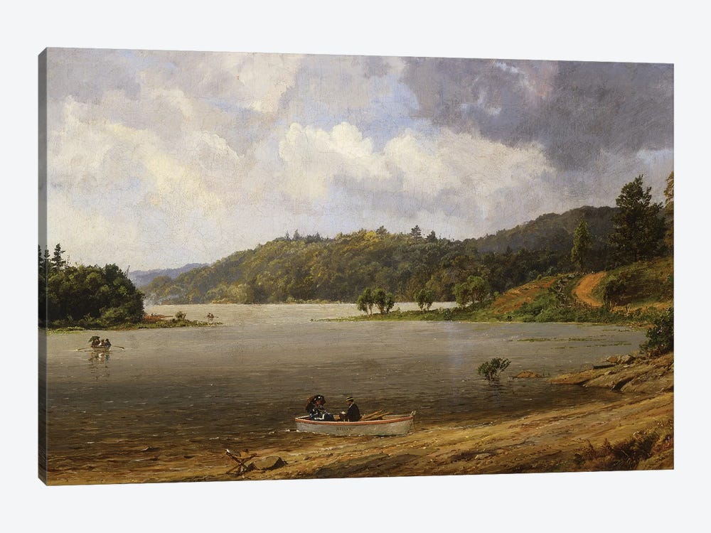 On the Wawayanda Lake, New Jersey, 1873  by Jasper Francis Cropsey 1-piece Canvas Print