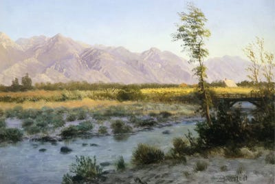 Prairie Landscape by Albert Bierstadt art print