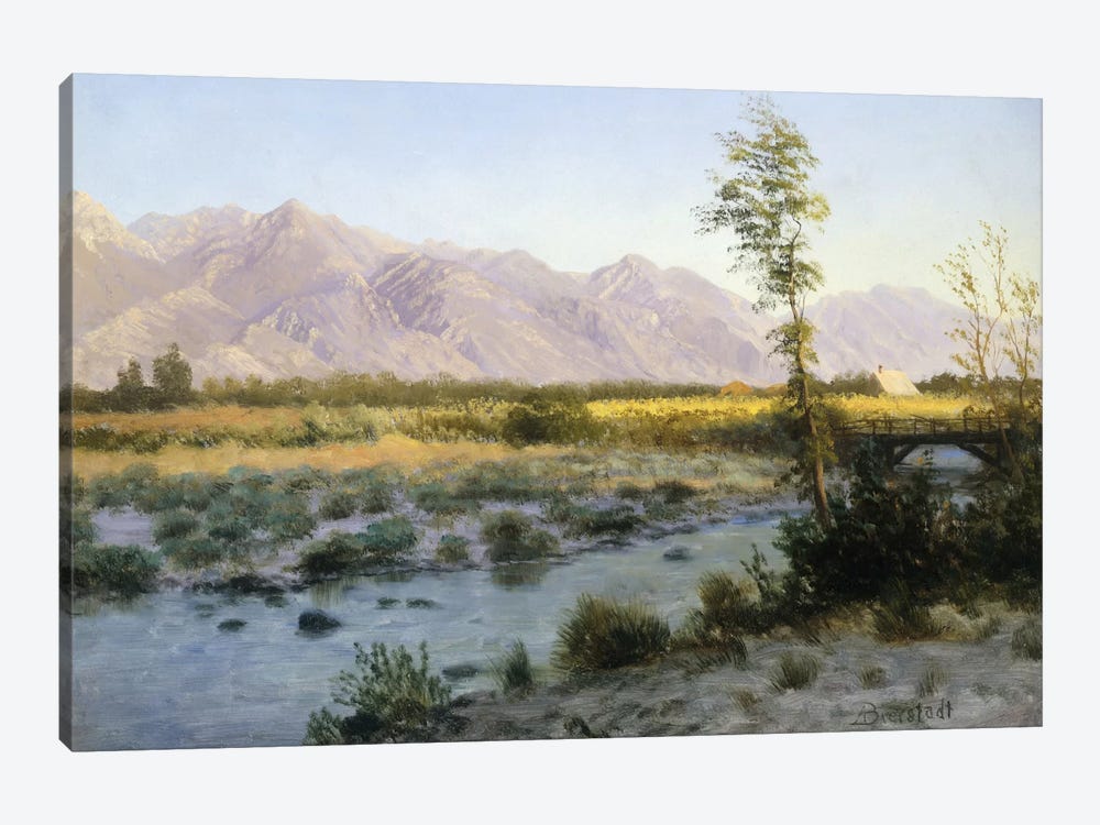 Prairie Landscape by Albert Bierstadt 1-piece Canvas Artwork
