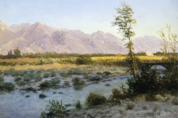 Albert Bierstadt: Prairie Landscape by Albert Bierstadt