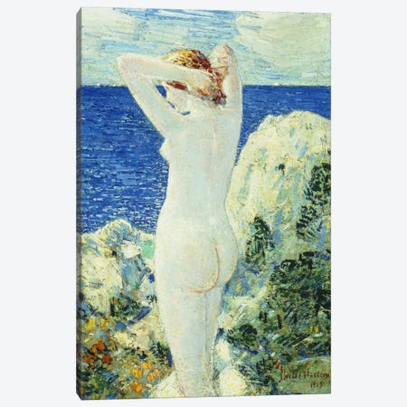 The Bather, 1919  Canvas Print #BMN5730} by Childe Hassam Canvas Print