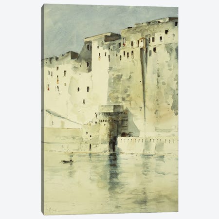 Old Fortress Naples Canvas Print #BMN5732} by Childe Hassam Canvas Art Print