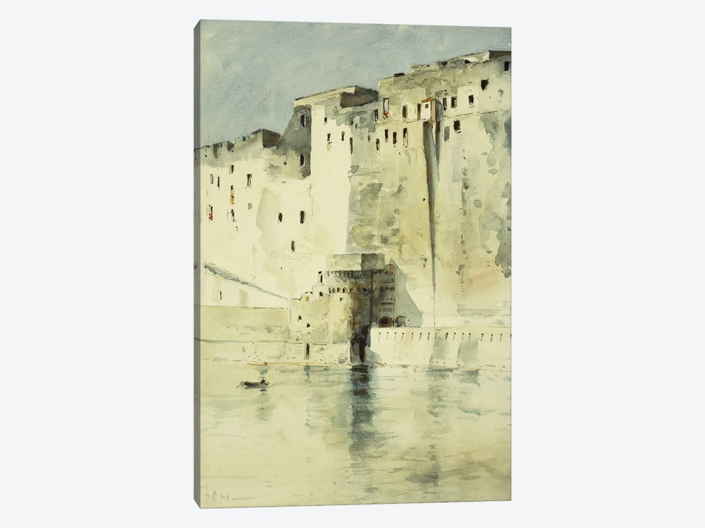 Old Fortress Naples by Childe Hassam 1-piece Canvas Art Print