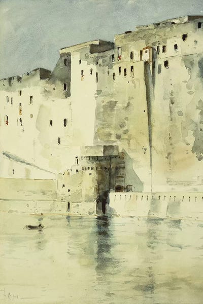 Childe Hassam: Old Fortress Naples by Childe Hassam