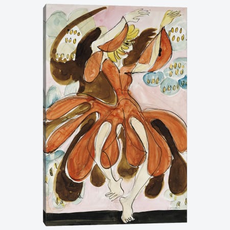 The Dancer Palucca (Die Tanzerin Palucca), c. 1930-31  Canvas Print #BMN5745} by Ernst Ludwig Kirchner Canvas Print