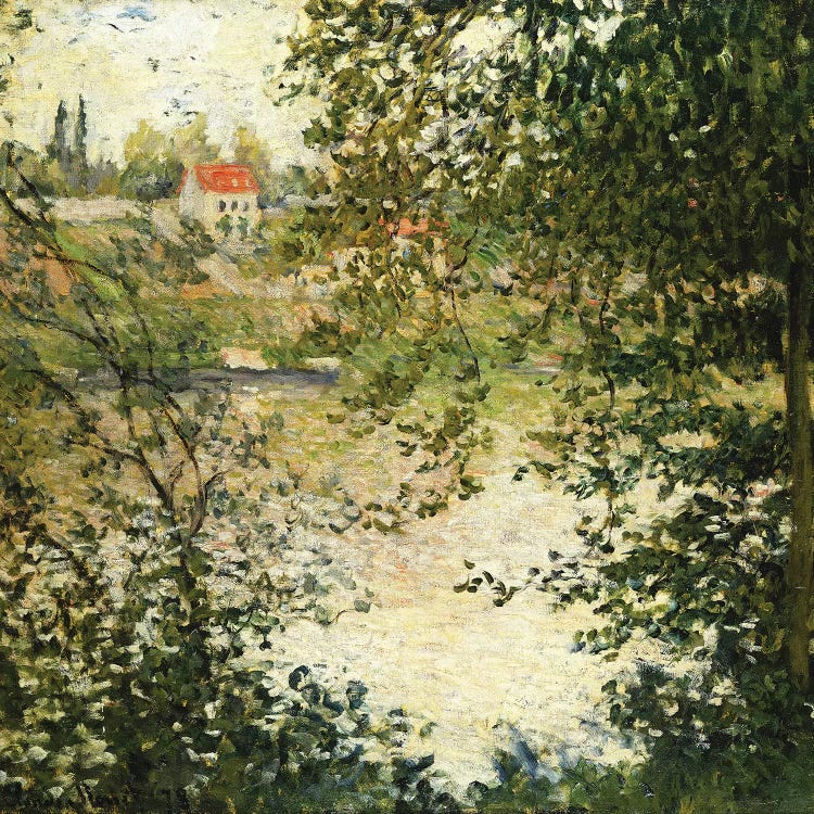 A View Through the Trees of La Grande Jatte Island (A Travers les Arbres, Ile de la Grande Jatte), 1878 