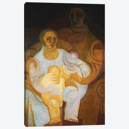 Mother and Child (Mere et Enfant), 1922  Canvas Print #BMN5762} by Juan Gris Canvas Art